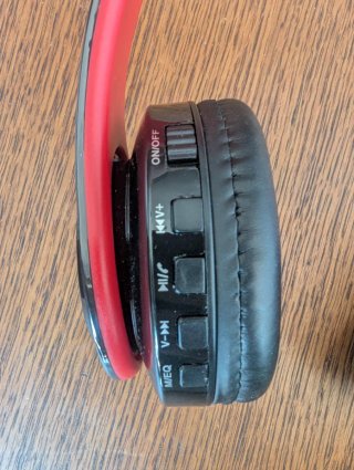 Cascos Inalámbricos Stereo Negro/Rojo
