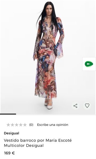 Vestido Desigual x Maria Escoté Barroco