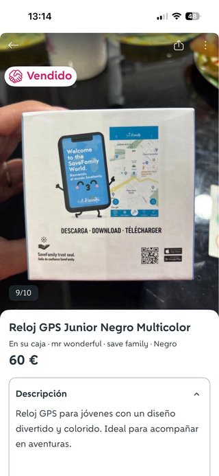 Reloj infantil con dibujos con Gps