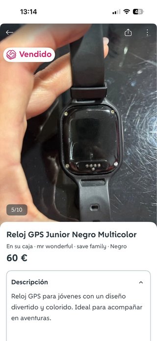 Reloj infantil con dibujos con Gps