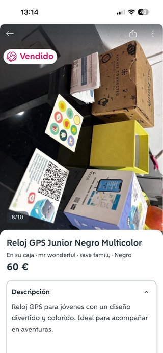 Reloj infantil con dibujos con Gps