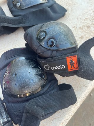 Patines infantiles rosas   + casco y protecciones
