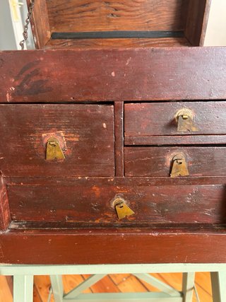 Joyero antiguo chino madera mas de 150 años