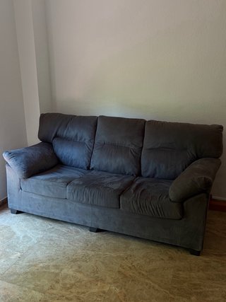 2 Sofás grises de alta calidad