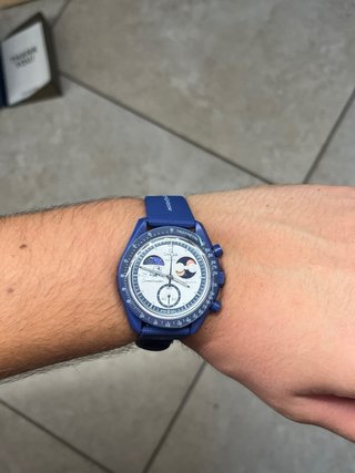 Omega x Swatch Moonswatch Earthphase Moonshinegold