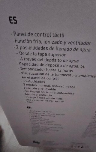 Climatizador evaporativo