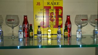 Expositor botellas/copas cristal