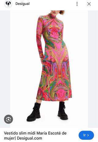 Vestido Desigual x Maria Escoté Multicolor