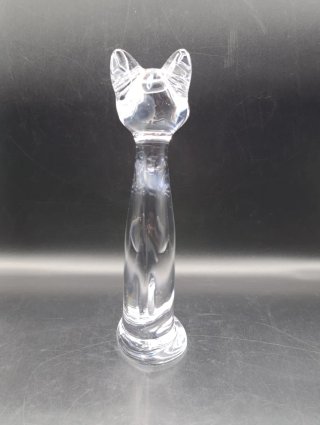 Figura gato cristal francés Sevres