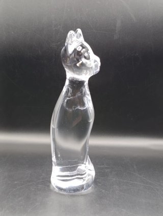 Figura gato cristal francés Sevres