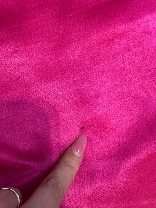 Falda Zara satinada fucsia mini
