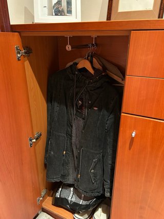 Armario recibidor madera hecho a medida