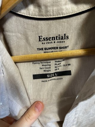 Camisa Essentials by Jack and Jones Talla L