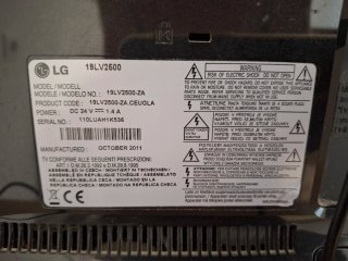 Televisor LG 19 pulgadas Negro