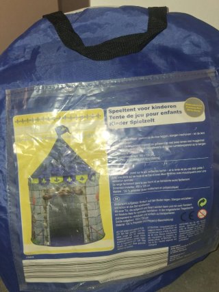 Tienda de campaña infantil castillo