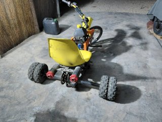 Triciclo a motor  4 tiempos de quad 125