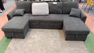 Sofá Cama Chaise Longue Gris