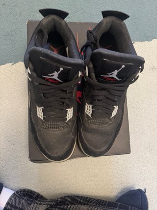 Jordan 4 Black Canvas Tg 45