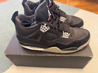 Jordan 4 Black Canvas Tg 45