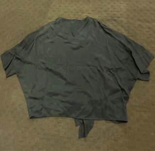 Blusa Alba Conde Verde Talla 48 Cupro