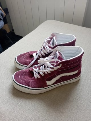 Zapatillas Vans Altas Moradas