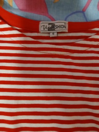 Vestido rayas rojo talla S