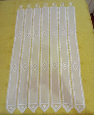 Cortinas cocina 2 x 10 euros 93 largas X 54 anchas