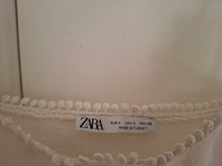 Vestido blanco Zara
