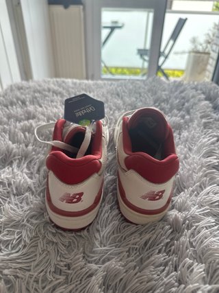 Zapatillas New Balance 550 Blancas y Rojas