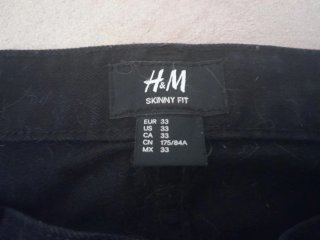 Pantalón vaquero negro H&M