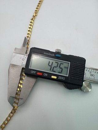 011-02-00546 CADENA BARBADA 75CM ORO 18K