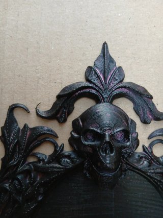 Cornice Dark PLA Finitura Mano Pezzo Unico