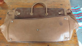 Borsa da viaggio grande Fendi Vintage Marrone