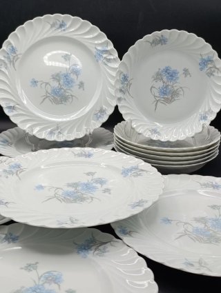 Set 6 servicios platos Haviland Limoges