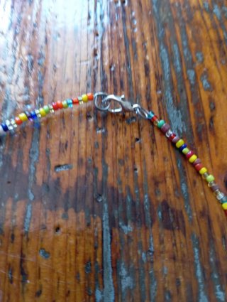 Choker perline colorate