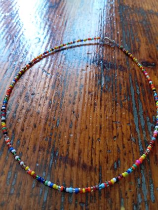 Choker perline colorate