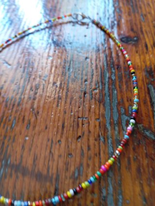 Choker perline colorate