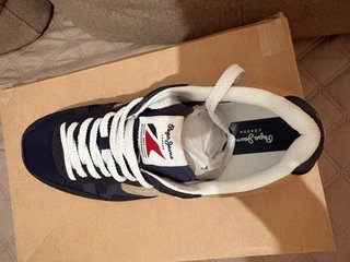 Zapatillas Pepe Jeans Hombre Beige/Azul