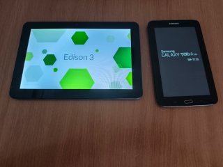 2 Tablet (Bq Edison 3 + Samsung Galaxy Tab 3)