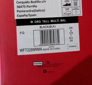 Botas Hunter Negras con Hebillas
