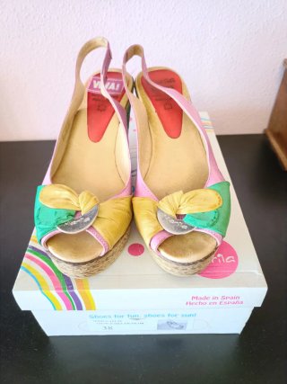 Zapatos Marila Talla 38 Multicolor