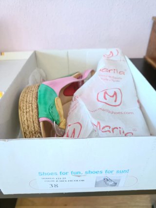 Zapatos Marila Talla 38 Multicolor