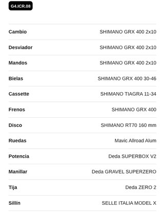 Bicicleta Gravel Mendiz Talla M Nueva