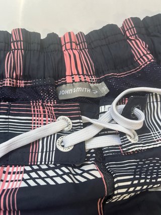 John Smith Bañador cuadros morado y rosa talla S
