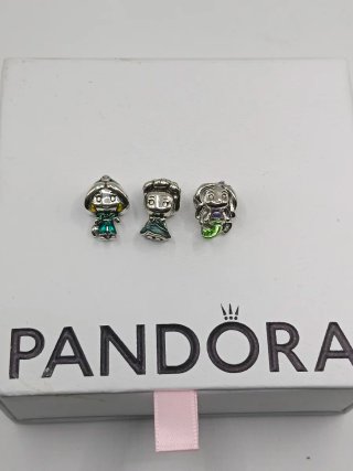 3 Charms Pandora Disney Princesas