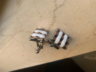 Eleganti gemelli da polso uomo acciaio