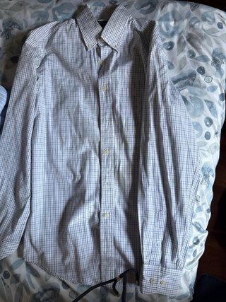 Camisas Talla S Azul y Blanco