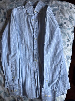 Camisas Talla S Azul y Blanco