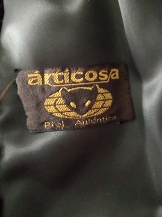Chaquetón de pelo marrón