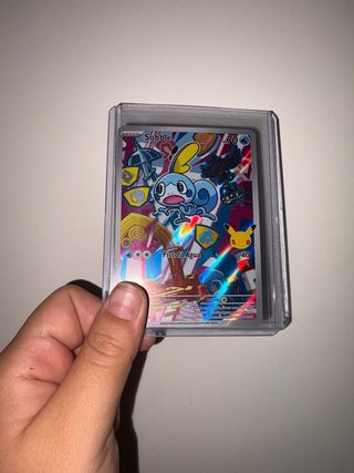 3 Cartas Pokémon  Sobble, Scorbunny, Grookey